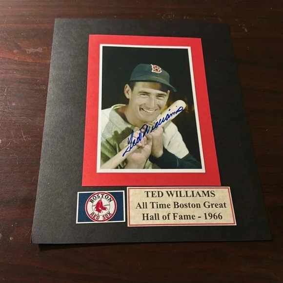 MLB Other - Ted Williams autographed photo